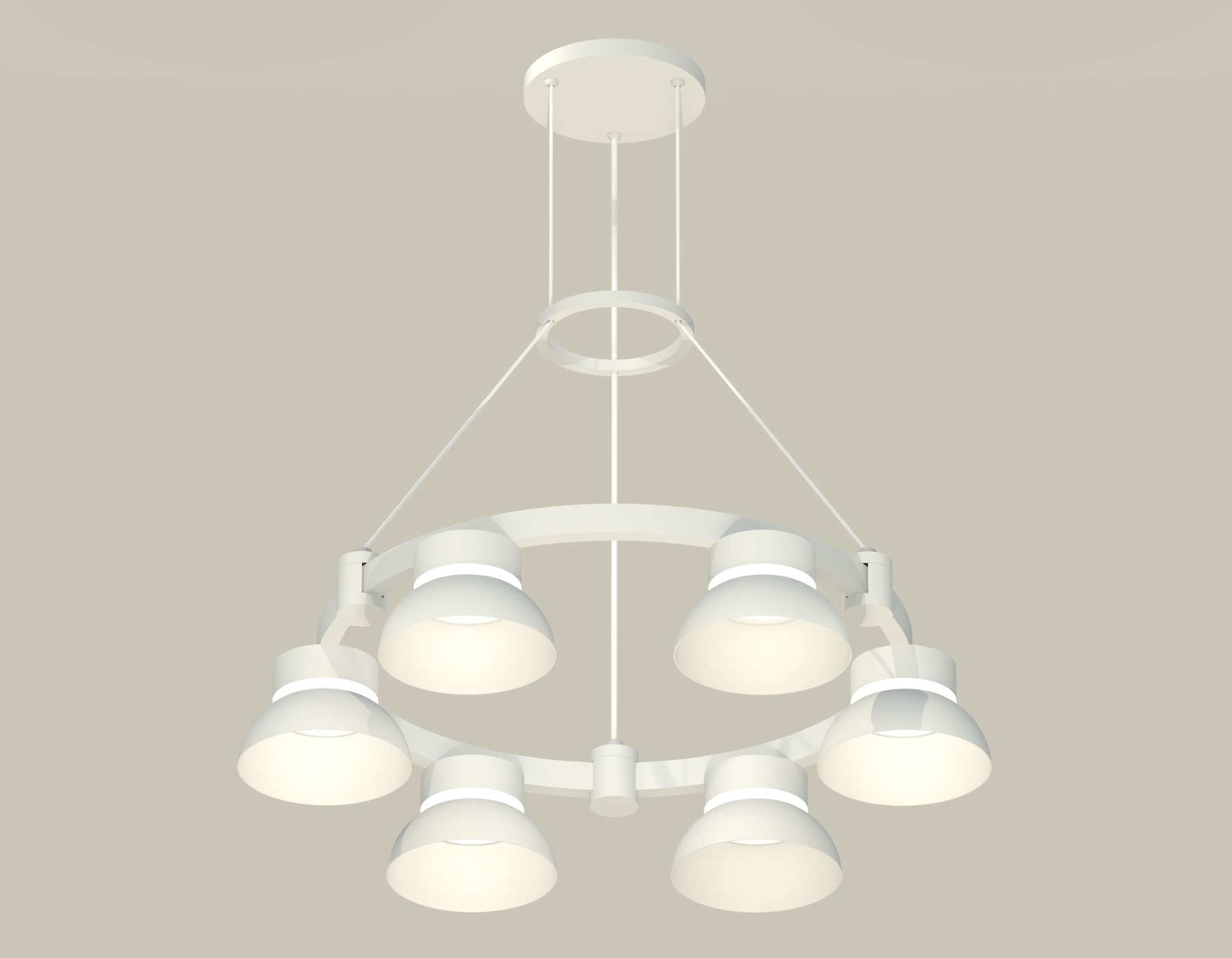 Светильник Ambrella light XR92031001/6 SWH/FR белый песок/белый матовый GX53 (A9203, C9231, N8140)