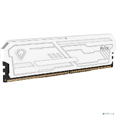 Оперативная память Netac Shadow III, DDR4, 8GB (1x8GB), 3200 MHz, CL16, с радиатором, белый