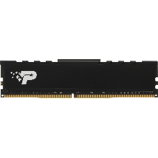 Оперативная память Patriot Signature Premium, DDR4, 16GB (1x16GB), 3200 MHz, CL22, с радиатором, чёрный