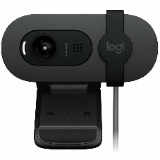 Веб-камера Logitech Brio 105 1920x1080, 30 кадр/с, USB Type-A, микрофон (шумоподавление), шторка приватности, автоосвещение, универсальное крепление