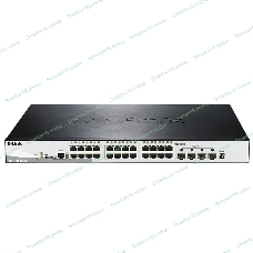 Коммутатор управляемый стекируемый D-Link DGS-1510-28XMP/A1A SmartPro с 24 портами 10/100/1000Base-T с поддержкой РоЕ и 4 портами 10G Base-X SFP+