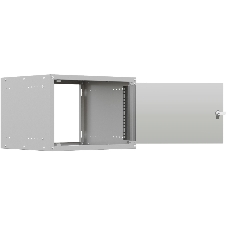Шкаф коммутационный NTSS LIME (NTSS-WL6U5545GS) настенный 6U 550x450 мм пер. дв. стекл несъемн. бок. пан. 30 кг серый 110 град.