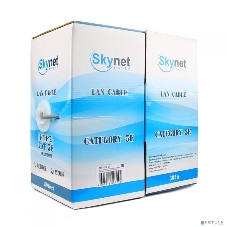 Кабель SkyNet Standart FTP indoor 4x2x0,48, медный, FLUKE TEST, кат.5e, однож., 305 м, box, серый