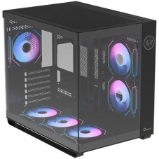 Компьютерный корпус Ocypus Iota C70 BK ARGB ATX/win/black/6 ARGB fans/no PSU/Tempered Glass