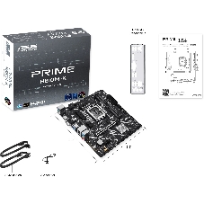 Материнская плата ASUS PRIME H810M-K, LGA 1851, Intel H810, 2xDDR5, 4xSATA, 1xM.2, 1xPCIe 4.0 x16, 1xPCIe 3.0 x1, 1xVGA, 1xHDMI, 1x1Gb LAN, 2xUSB-A 5Gbps, 4xUSB-A 2.0, 3x3.5 мм, 7.1, mATX