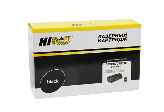 Расходные материалы Hi-Black Q5949X/Q7553X -  Картридж для LJ P2015/1320/3390/3392 Q5949X/Q7553X универсальный (7000стр.) с чипом