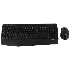 Комплект клавиатура+мышь Logitech MK345 беспроводной, USB, 1000 DPI, чёрный/серый