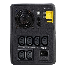 Источник бесперебойного питания APC Back-UPS BX1600MI / 1600ВА / 900Вт /  6xIEC 320 C13, 2xRJ-45