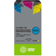 Картридж струйный Cactus CS-T6M11AE №903XL желтый (10 мл) для HP OJP 6950/6960/6970