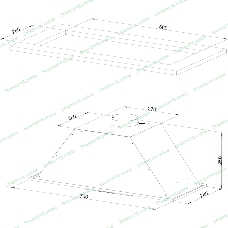 Встраиваемая вытяжка Kuppersberg Inlinea 70 LX 25 х 70 х 28.5 см, 650 м3/ч, 42 дБ, отвод/циркуляция, кнопочное управление, 3 скорости, нержавеющая сталь
