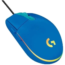 Мышь проводная Logitech G102 LIGHTSYNC синий, 8000 dpi, USB, кнопки - 6
