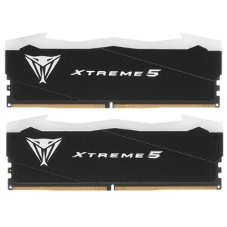 Оперативная память Patriot Viper Xtreme 5, DDR5, 32Gb (2x16GB), 6000MHz, CL30, DIMM, с радиаторами, RGb, серебристый