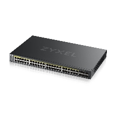Коммутатор гибридный L2 PoE+ Zyxel NebulaFlex Pro GS2220-50HP, rack 19
