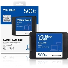 Накопитель SSD WD Blue SA510 WDS500G3B0A, 500GB, SATA III, 2.5
