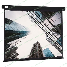 Экран Cactus 124.5x221 см Wallscreen CS-PSW-124X221-BK 16:9 настенно-потолочный рулонный черный