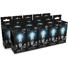 Лампа светодиодная Gauss Filament 102902215 15Вт цок.: E27 груша 220B св. свеч. бел. нейт. (упак.: 10 шт)