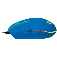 Мышь проводная Logitech G102 LIGHTSYNC синий, 8000 dpi, USB, кнопки - 6