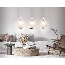 Светильник Ambrella light TR3536/3 WH/CL/FR белый/прозрачный/белый матовый E27*3 max 40W 640*120*820