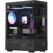 Корпус Formula Crystal Z1CM Plus AR v2 черный без БП mATX 5x120мм 1xUSB3.0 audio bott PSU