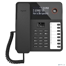 Телефон проводной Gigaset DESK600 черный