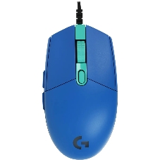 Мышь проводная Logitech G102 LIGHTSYNC синий, 8000 dpi, USB, кнопки - 6