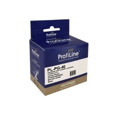 Картридж струйный ProfiLine PL-PG-40 для принтеров Canon Pixma iP1200/1600/2200, MP150/170/450 Black водн