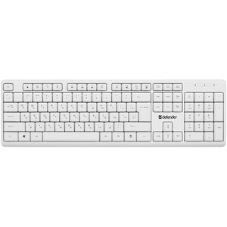 Комплект клавиатура+мышь Defender Motion C-977 проводной, USB, 1600 DPI, белый