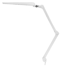Лампа настольная бестеневая на струбцине Rexant ECO light, 324 SMD LED с диммером, теплый/холодный цвет свечения, белая