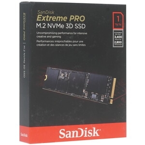 Накопитель SSD SanDisk Extreme M.2 2280 NVMe 2Tb, 51500MBs/4850MBs TBW 1200, SDSSDX3N-2T00-G26, 1 year