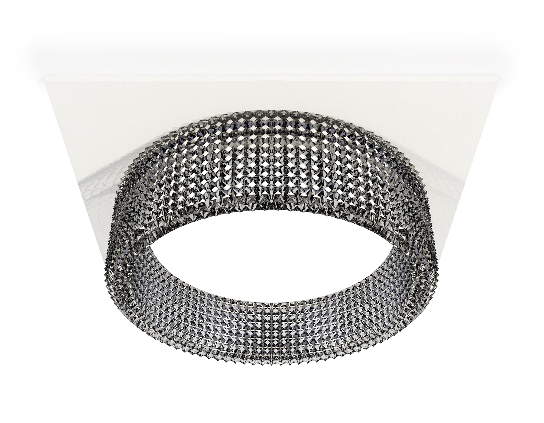 Комплект встраиваемого светильника Ambrella light XC8061031 SWH/BK белый песок/тонированный GX53 (C8061, N8484)