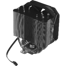Кулер для процессора Thermalright Assassin King 120 Mini V2 черный, 120 мм, алюминий/медь, 1500 об/мин, 25.2 дБ, 4 pin PWM, 150 Вт, высота 135 мм