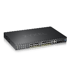 Коммутатор гибридный L2 PoE+ Zyxel NebulaFlex Pro GS2210-28HP, rack 19