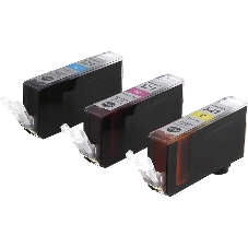 Картридж струйный Canon CLI-521 (2934B010) голубой/пурпурный/желтый набор карт. для Canon Pixma MP540/620/630/980