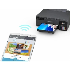 Принтер струйный Epson L8050 (C11CK37405/C11CK37402/C11CK37504/C11CK37507/C11CK37506), A4, цветное, печ. до 8 стр/мин., 1440 x 5760 dpi, USB, Wi-Fi