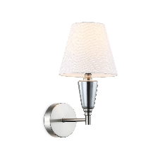 Настенный светильник Ambrella light LH75259 SN/FR сатин никель/белый матовый E14 max 40W 210*160*325