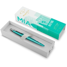 Ручка шариковая Parker Jotter Miami K179 (2221602) бирюзовый M син. черн. подар.кор.