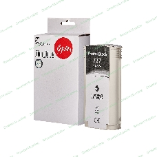 Картридж струйный Sakura B3P23A (№727 Photo Black) для HP, фото-черный, 130 мл.