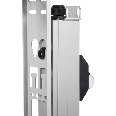Блок силовых розеток Rem, IEC 60320 С13 х 12, IEC 60320 С19 х 8, вход колодка, 1863х45х60 мм (ВхШхГ), 32А, автомат, алюминий, с мониторингом