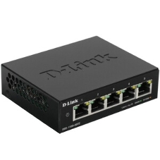Коммутатор D-Link DGS-1100-05V2/A1A, 5×1 Гбит/с, настраиваемый