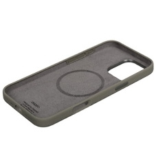 Чехол (клип-кейс) Deppa для Apple iPhone 15 Pro Max Liquid Silicone with MagSafe серый