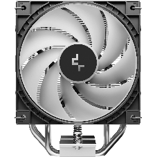 Устройство охлаждения(кулер) Deepcool AG400 G2 ARGB Soc-AM5/AM4/1200/1700/1851 серебристый/черный 4-pin 30.93dB Al+Cu 230W 641gr Ret (R-AG400-BKAMMG2-G)