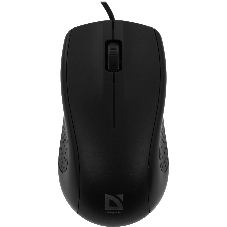 Мышь проводная Defender Optimum MB-160 черный, 1000 dpi, USB, кнопки - 3