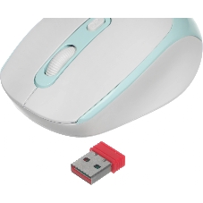 Комплект клавиатура+мышь Defender Auckland C-987 беспроводной, USB, 1600 DPI, белый