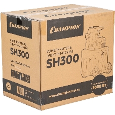 Садовый измельчитель Champion SH300 3000Вт 60об/мин