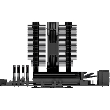 Кулер ID-COOLING SE-207-XT SLIM черный 120мм алюминий/медь 1800rpm 35db 4-pin 220W 135мм