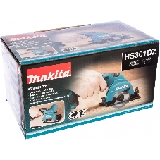 Пила циркулярная Makita HS301DZ10.8В Li-ion 1500об\м диск-ф85мм рез-25.5мм 1.6кг кор б\акк и з\у