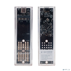 Внешний корпус Gembird EEM2-NVME-2 USB 3.1 для M2 NVME порт Type-С, пластик, прозрачный
