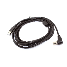 Кабель USB 2.0 на USB-B угол влево 5 м