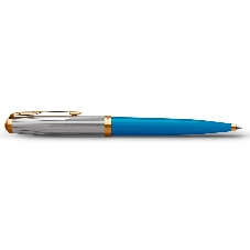 Ручка шариковая Parker 51 Premium (CW2169080) Turquoise GT, M, черные чернила, подарочная коробка