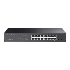 Коммутатор Mercusys MS116GS с 16 гигабитными портами для размещения на столе или в стойке